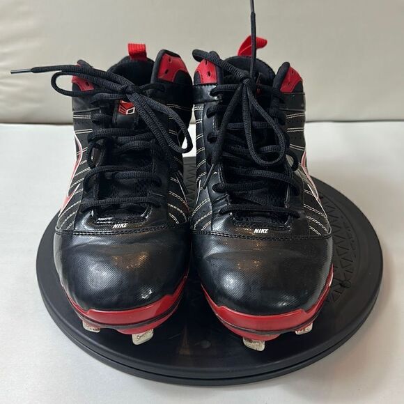 Nike Diamond Elite Mid Metal Baseball Cleats Shoes Men's 10.5 - Picture 2 of 9